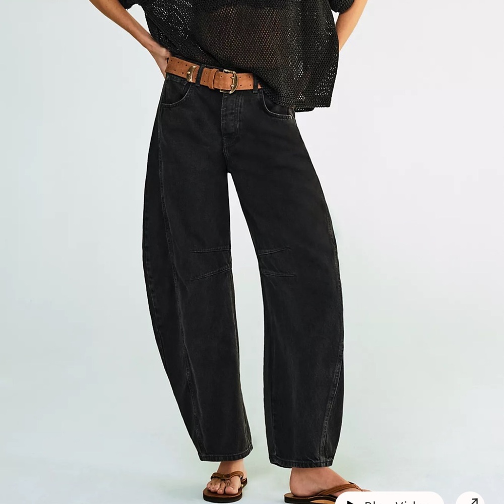 Free people barrel jeans